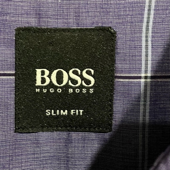 BOSS Hugo Boss Slim Fit Button Up Long Sleeve Shirt, Size XXL - Picture 7 of 9